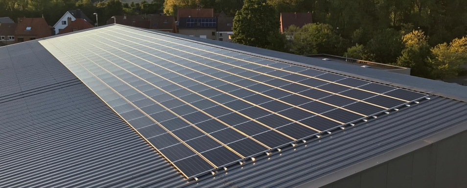 zonnepanelen op steeldeck