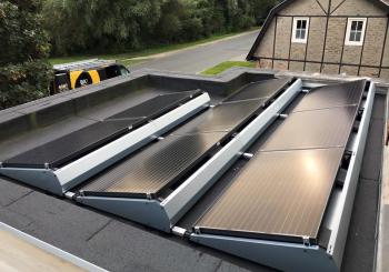 flatfix zonnepanelen Menen plat dak