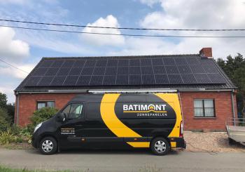 zonnepanelen Ichtegem hellend dak