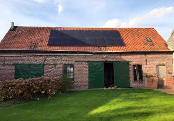 zonnepanelen Ruislede hellend dak
