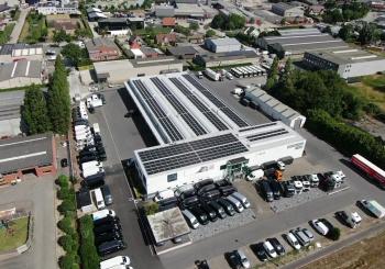 zonnepanelen industrie logistiek