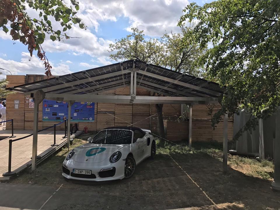 auto opladen met zonnepanelen
