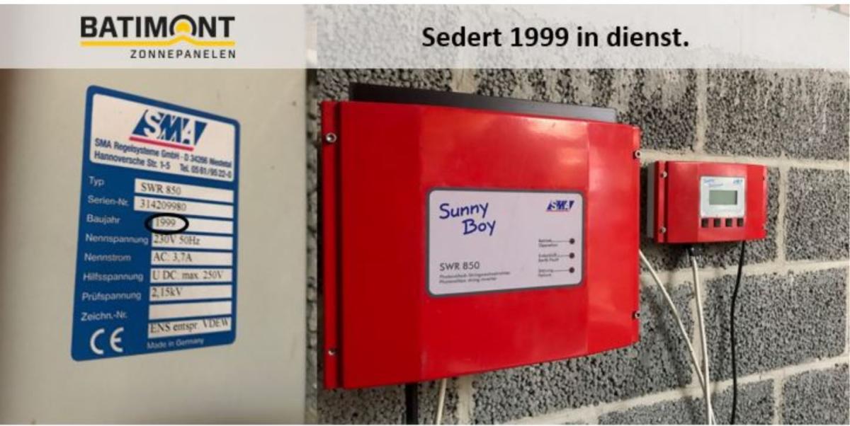 sma omvormers levensduur