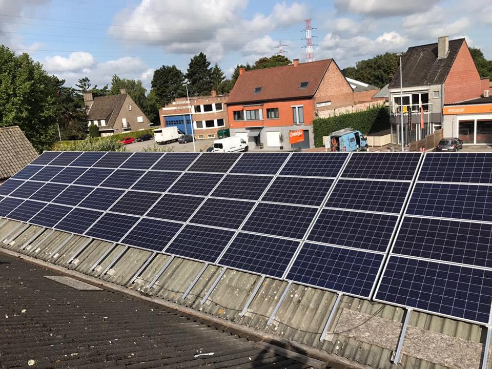 zonnepanelen op asbest