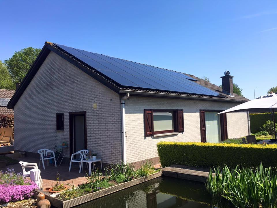 zonnepanelen tielt hellend dak