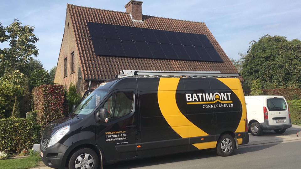 zonnepanelen Torhout hellend dak