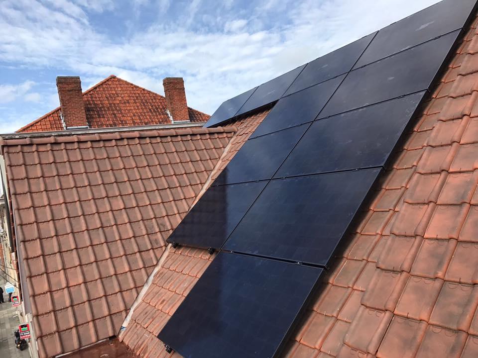 zonnepanelen roeselare hellend dak