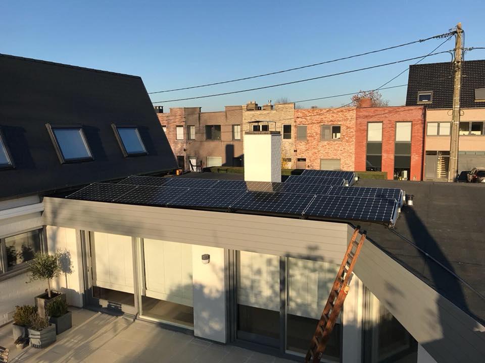 zonnepanelen op epdm waregem