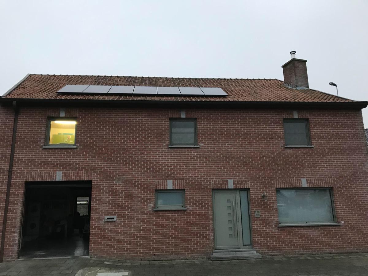 zonnepanelen oost west opstelling in Roeselare 2