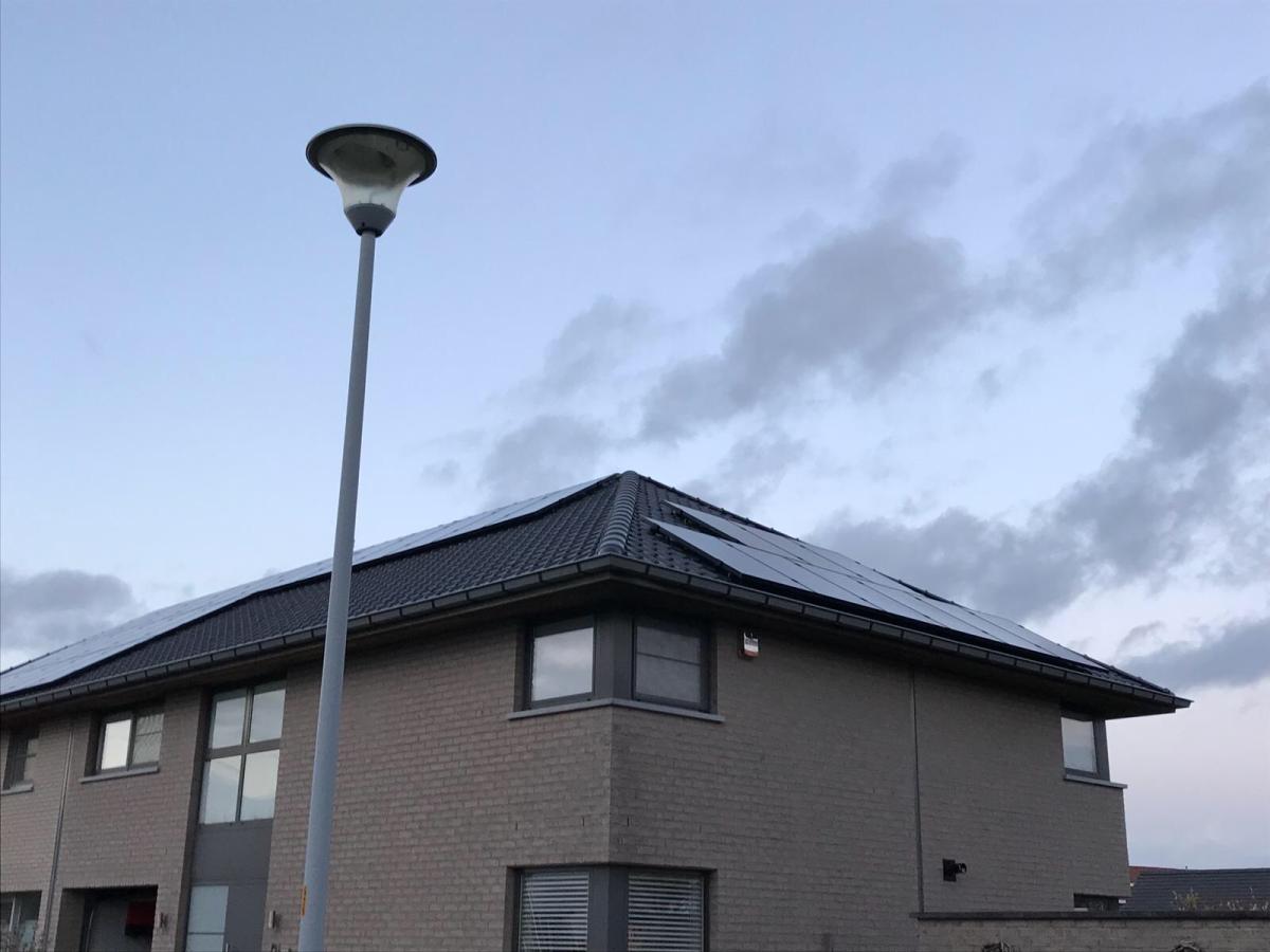 zonnepanelen zuid west opstelling Wielsbeke 3