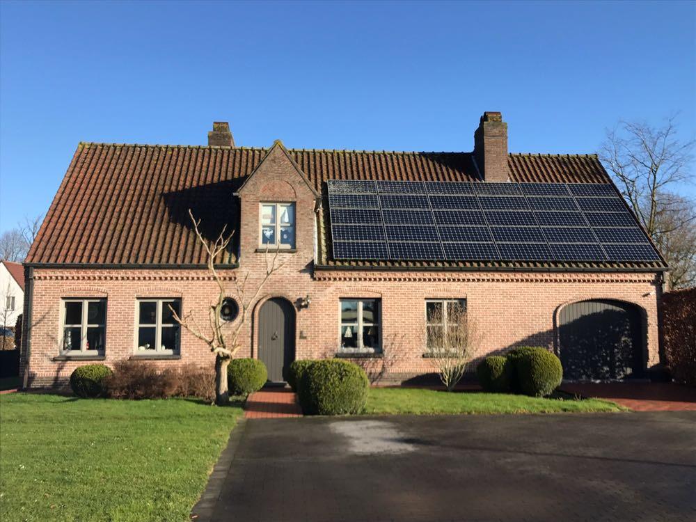zonnepanelen hellend dak