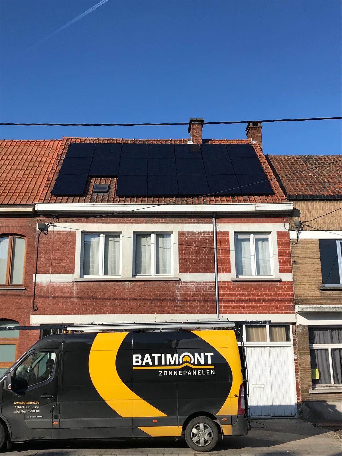 zonnepanelen roeselare hellend dak