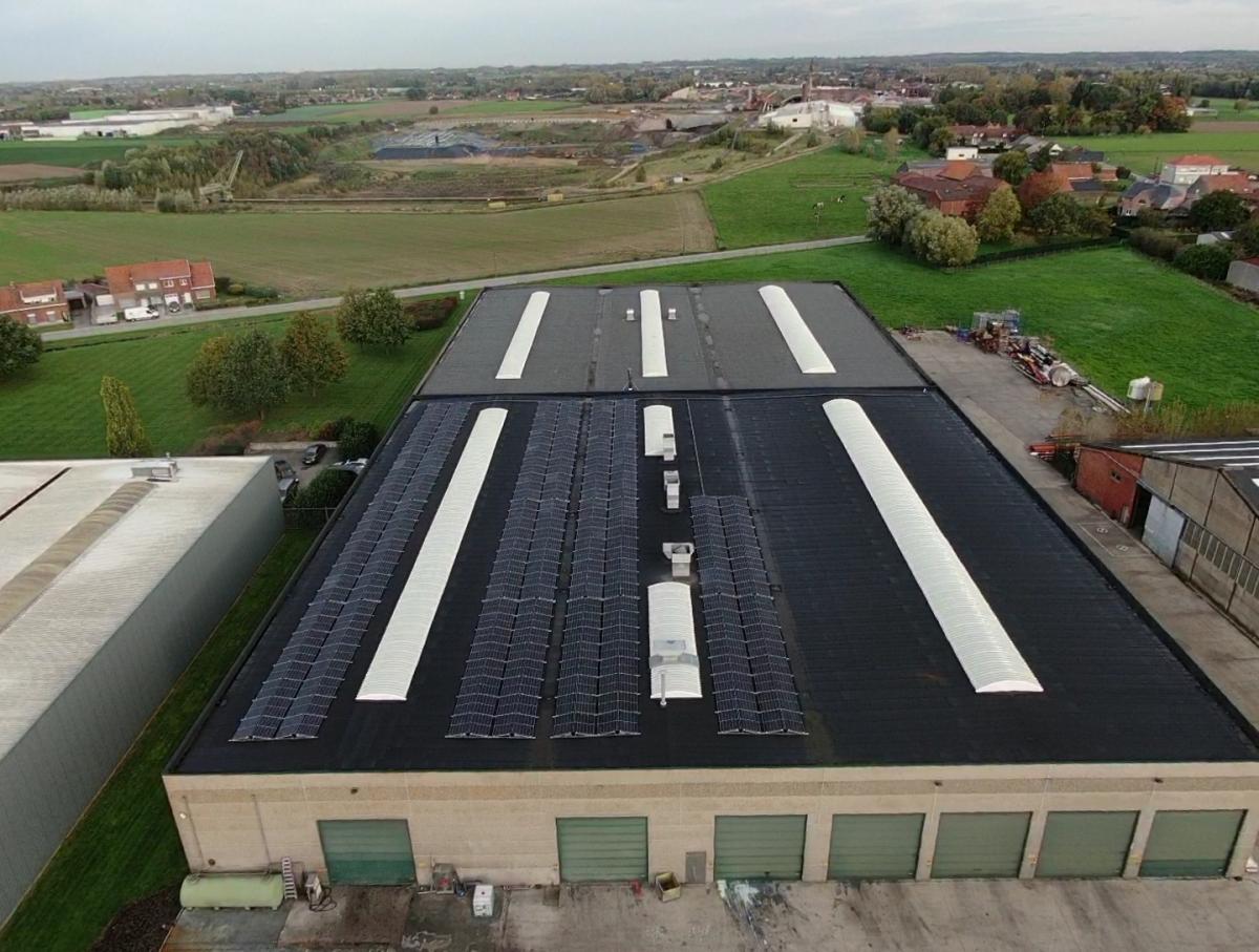 zonnepanelen industrie logistiek