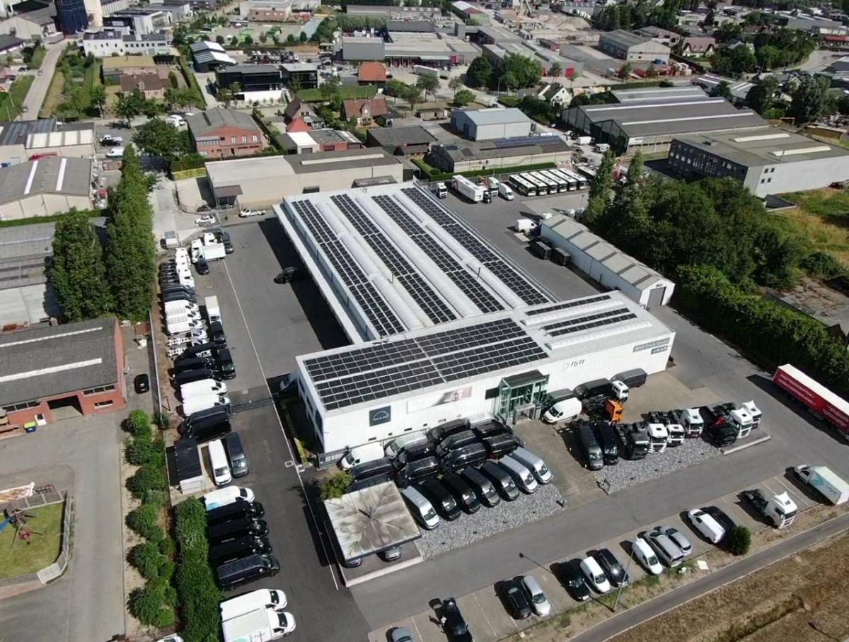 zonnepanelen industrie logistiek